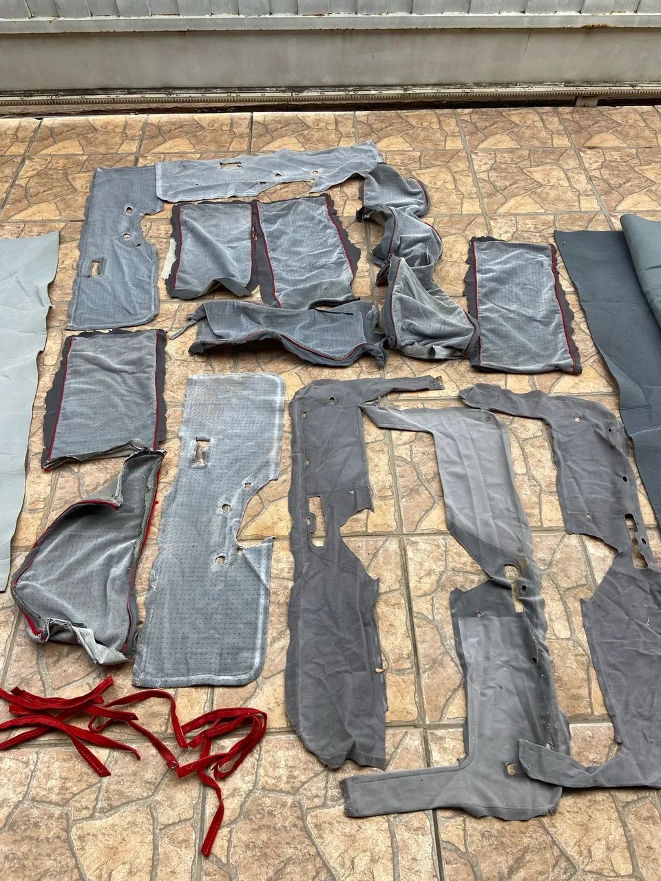 Jogo de Tecido dos bancos do Escort Xr3 Mk3