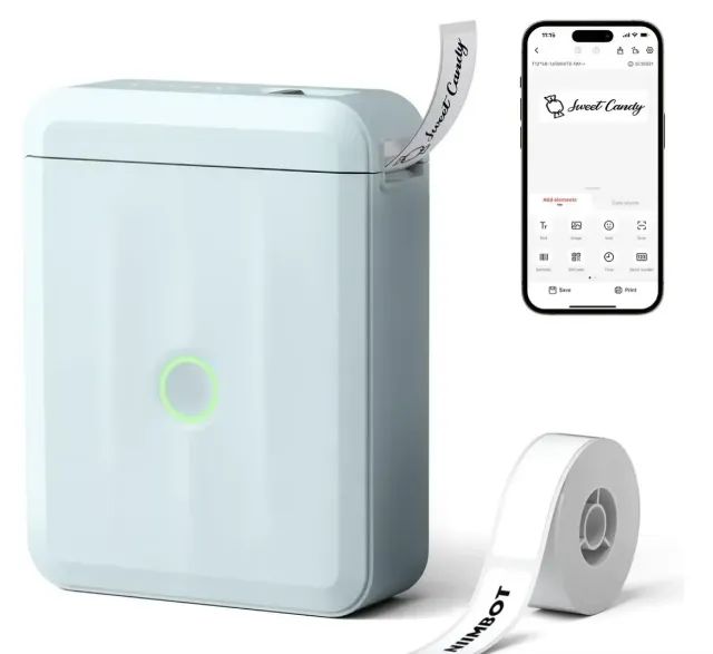 Impressora Etiqueta Niimbot D110 Bluetooth Monocromática Azul