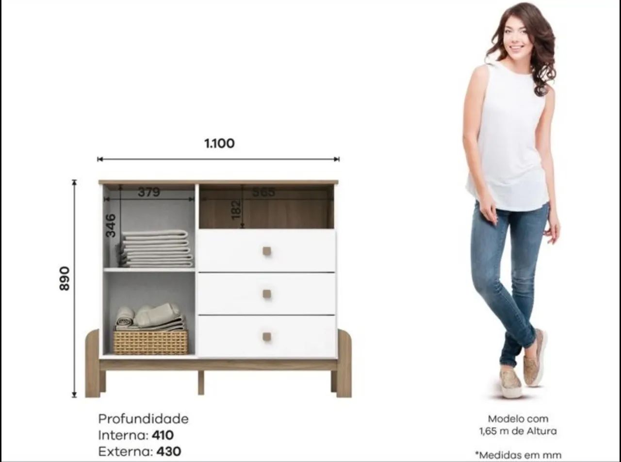 Quarto de bebê completo - ACEITO OFERTA PIX/DIN - Foto 2