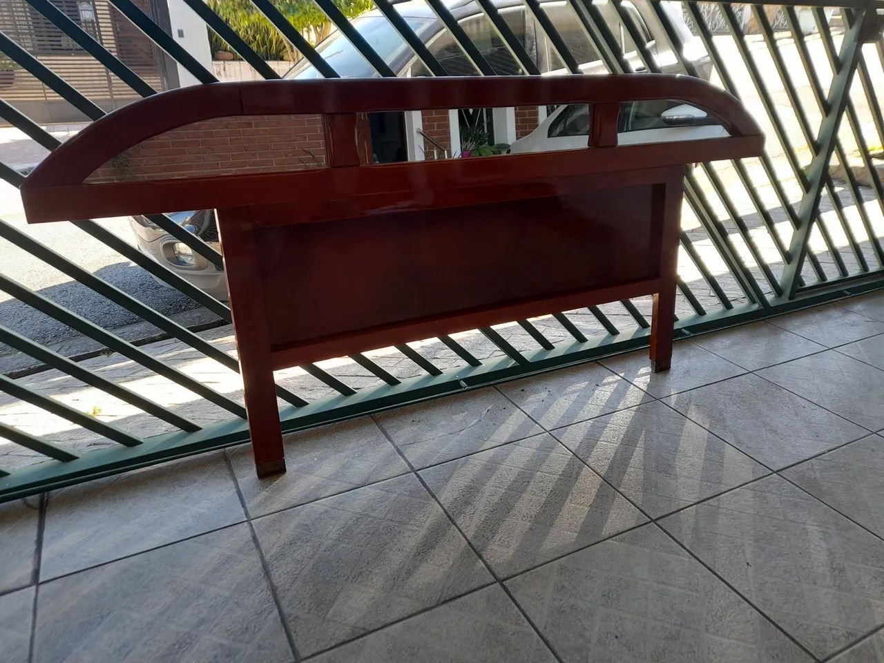 Cabeceira para cama de casal com espelho - Foto 4