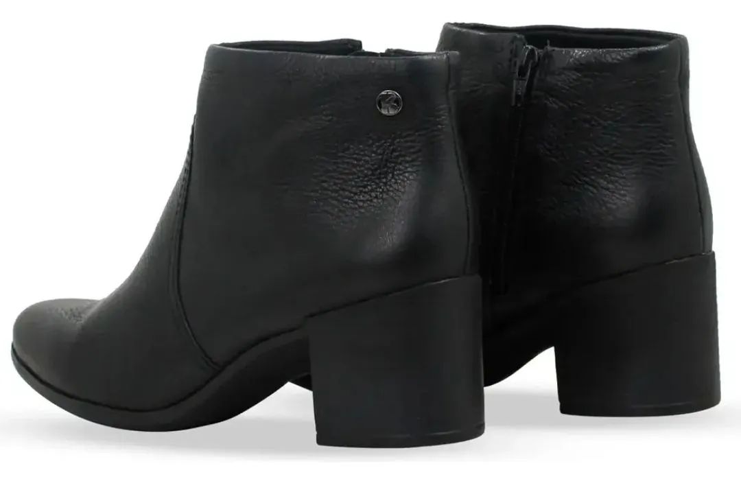 Bota Bottero Couro Burnish Preto - Foto 2