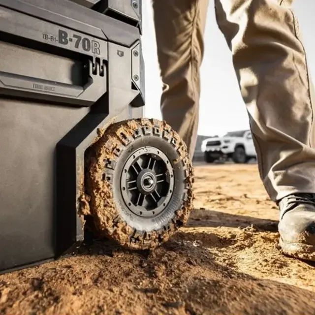 Maleta De Transporte Rodas Stacktech Toughbuilt Tb-b1-b-70r Preta - Foto 5