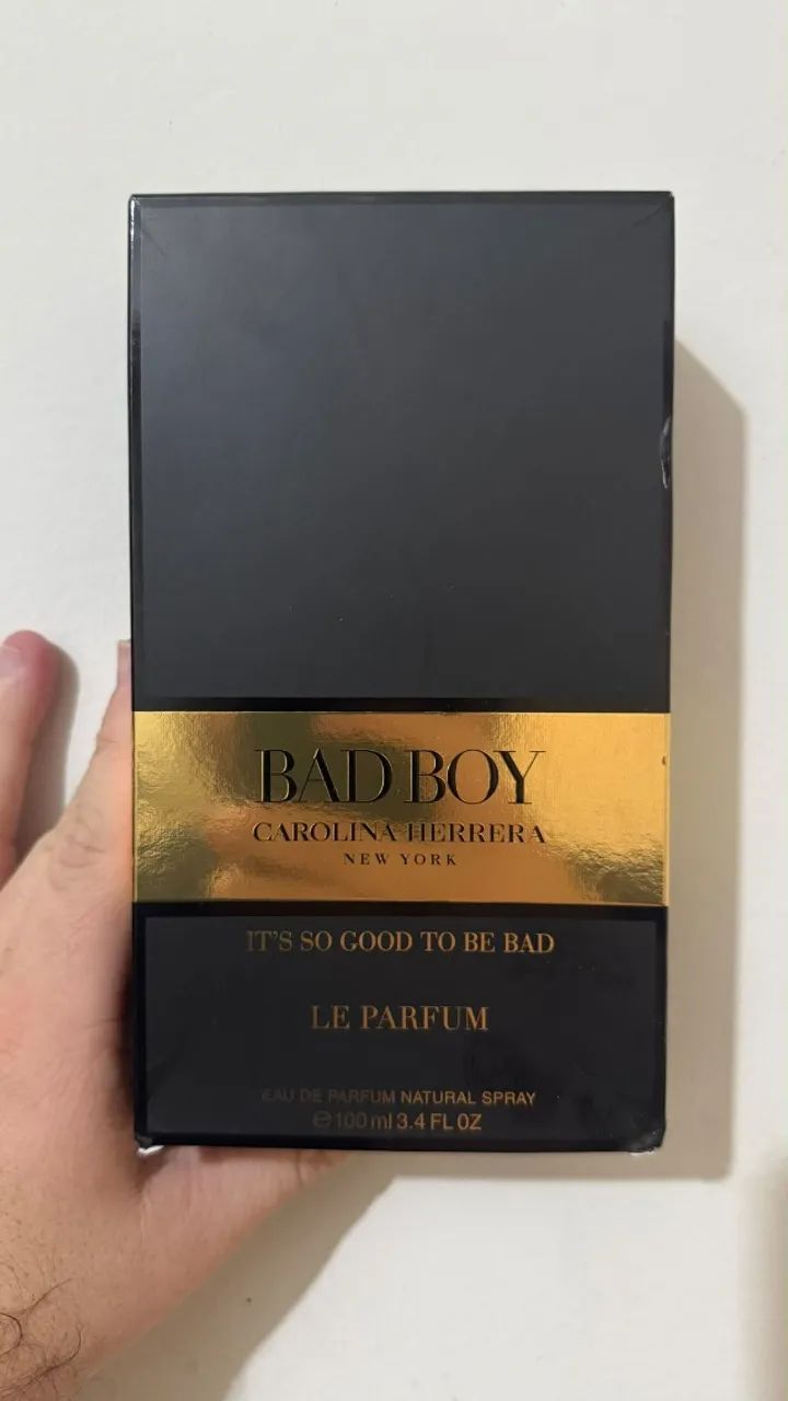 Perfume Bad Boy Carolina Herrera 100ml Original Lacrado