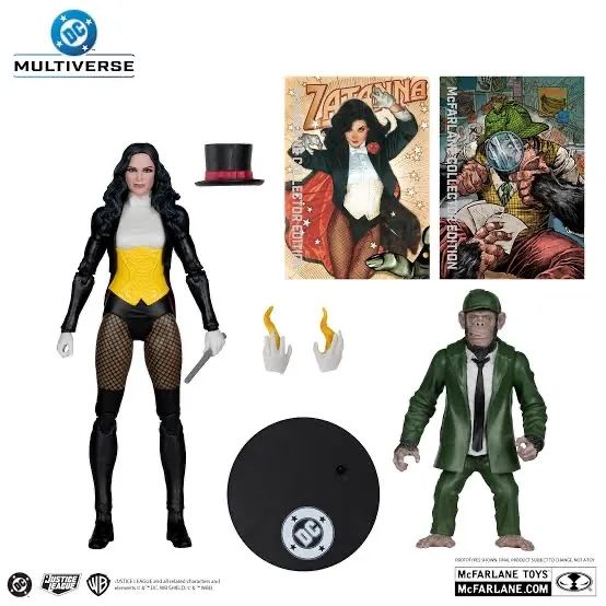 Zatana e Detetive Chimp Mcfarlane Collector Edition DC Multiverse  - Foto 4