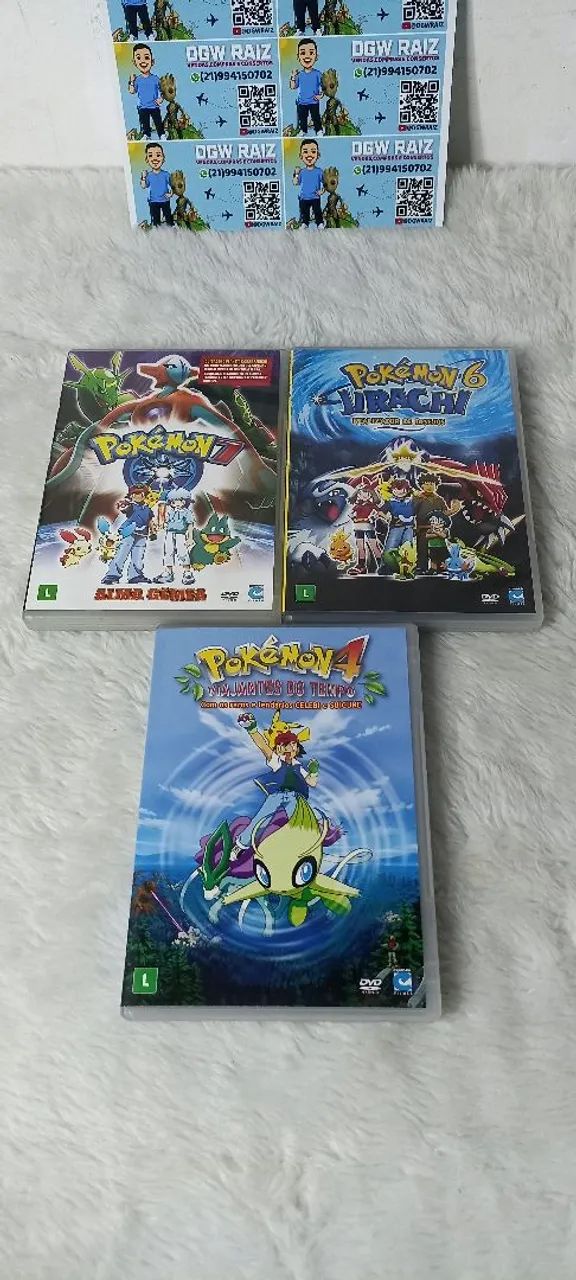 Coleção DVD pokémon - DVD, Blu-Ray e Vídeo Cassete - Senador