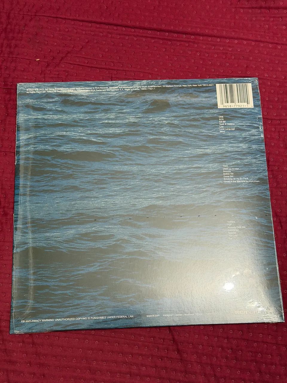 LP Vinil SZA - SOS (2xLP) Duplo Lacrado - Foto 2