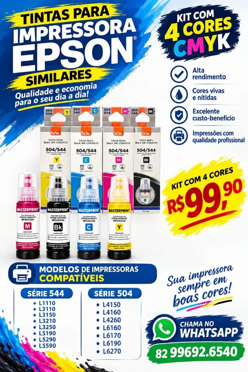 Tinta Epson - TODOS OS MODELOS