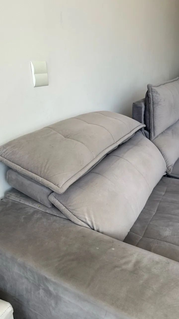 Aceito proposta | Sofá de 2 módulos com extensão - 2,40 metros - Foto 2