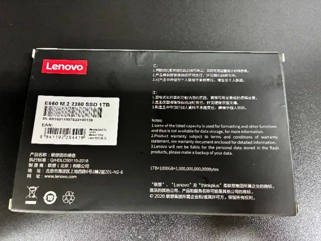 SSD SATA 1tb Lenovo - Foto 2