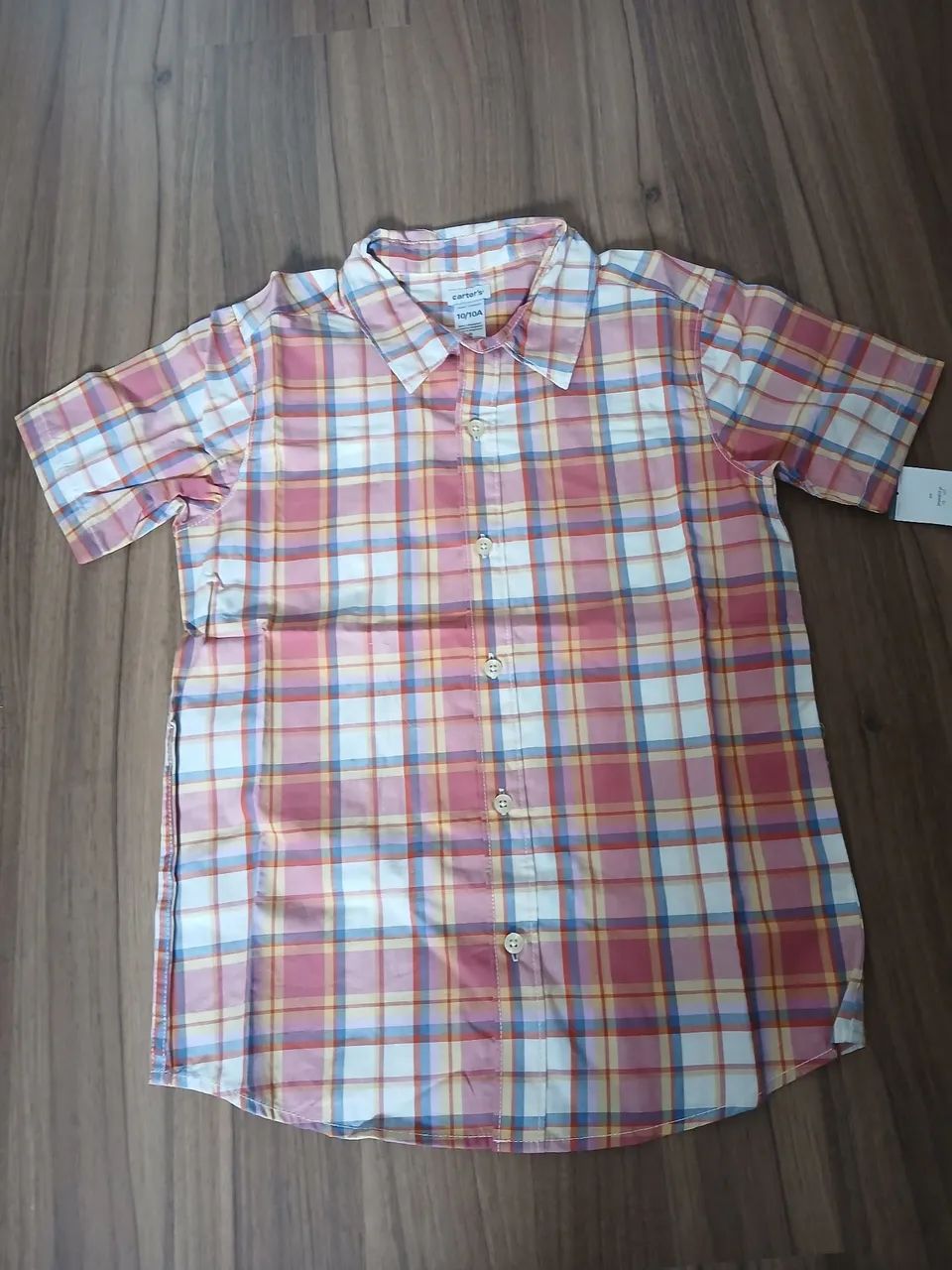 Camisa infantil Carters - Tam 10