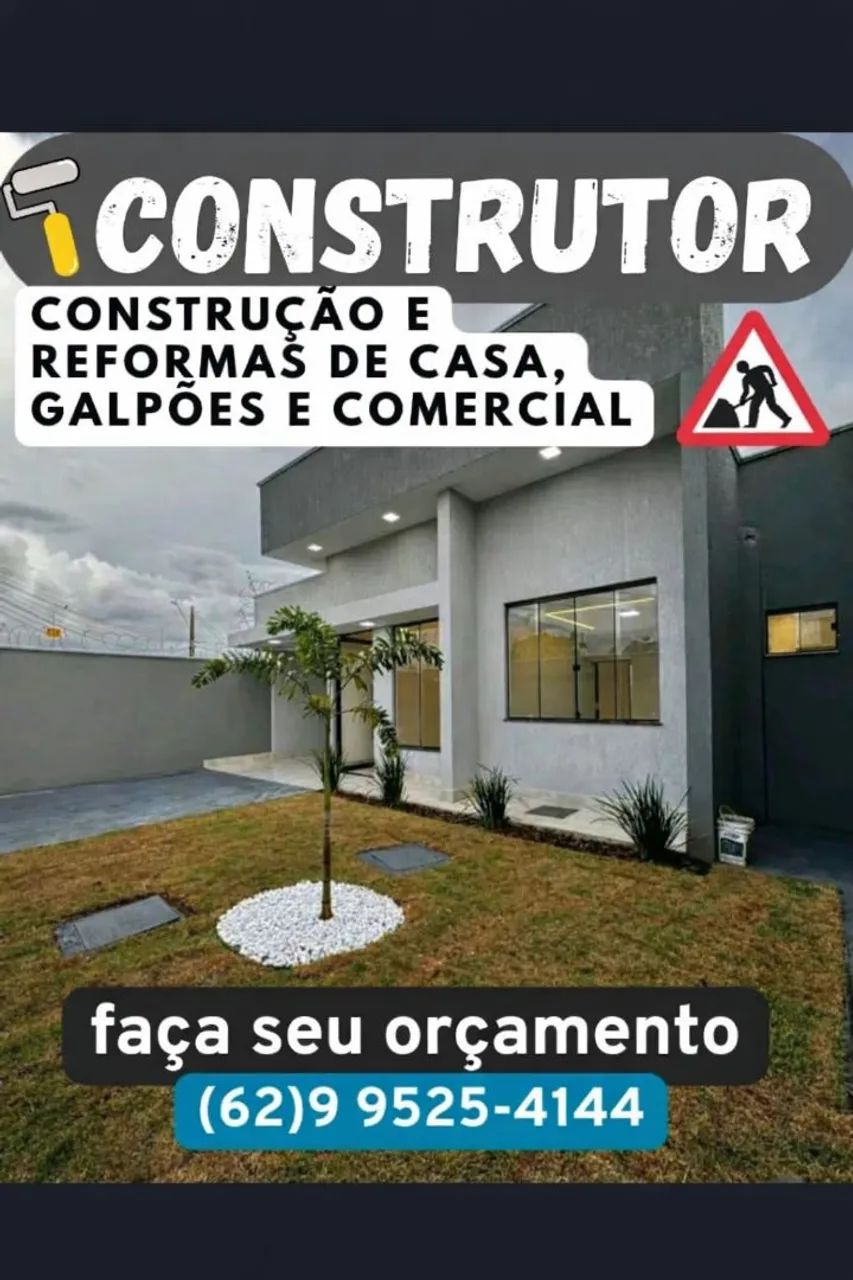 Construtor, Construções e reforma de casas, galpões, lojas, etc