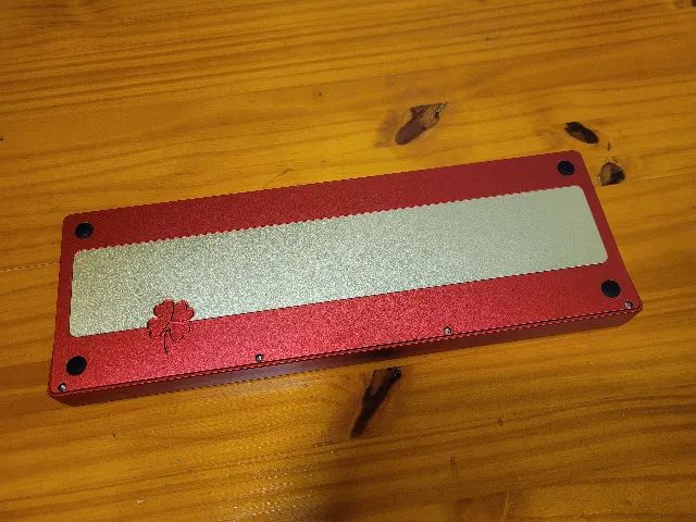 Teclado Mecânico Lucky64 alumínio vermelho  - Foto 3