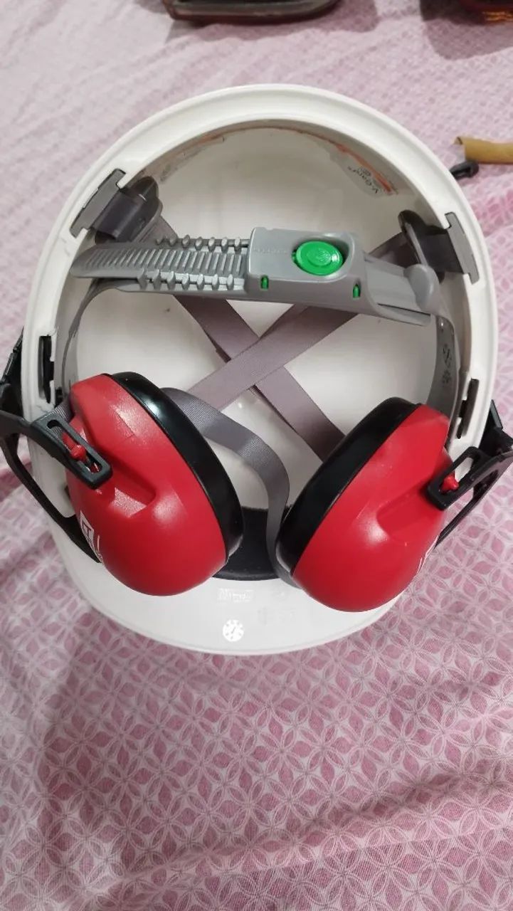 Capacete para trabalho com Abafador  - Foto 3