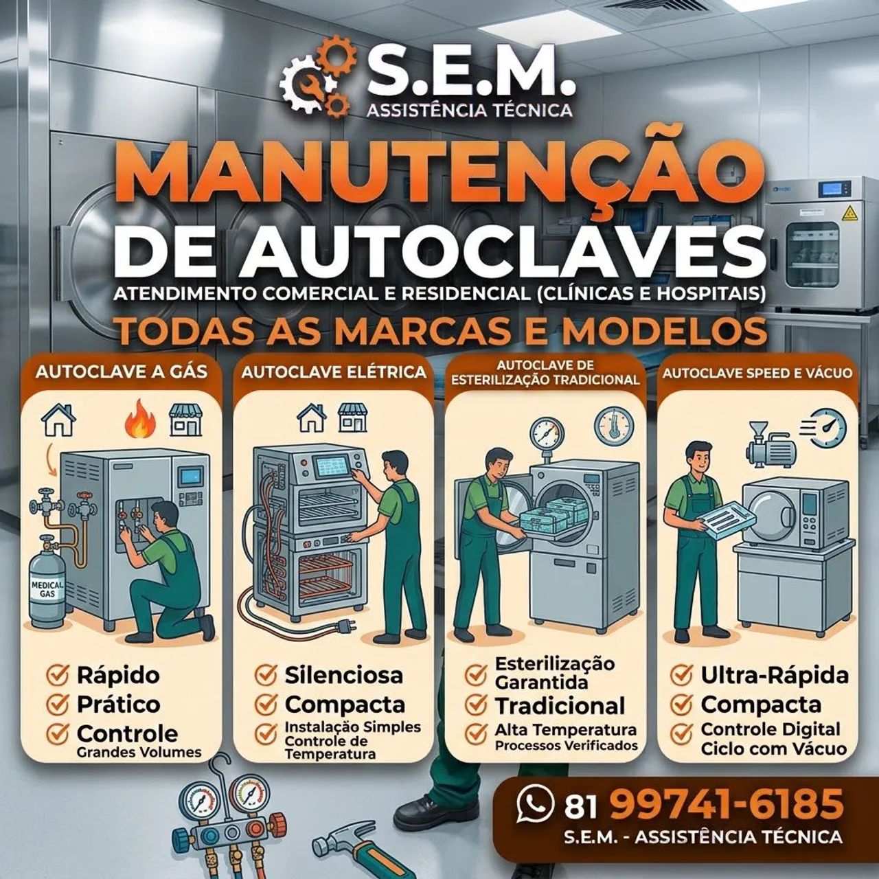 Manutenção de Autoclave 
