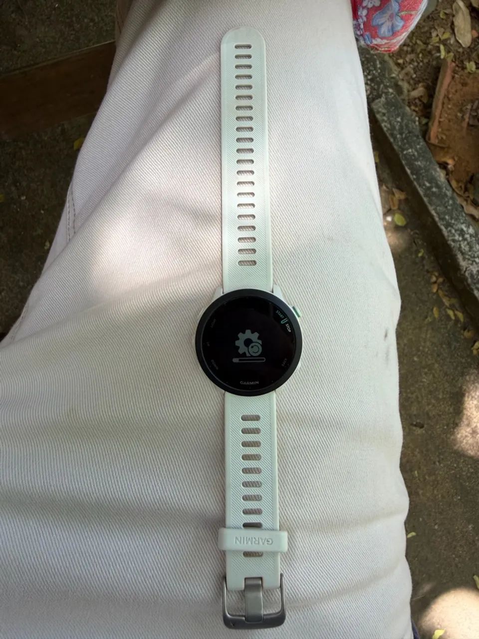 Garmin Forerunner 55 Branco - Pouquíssimo Uso - Foto 2