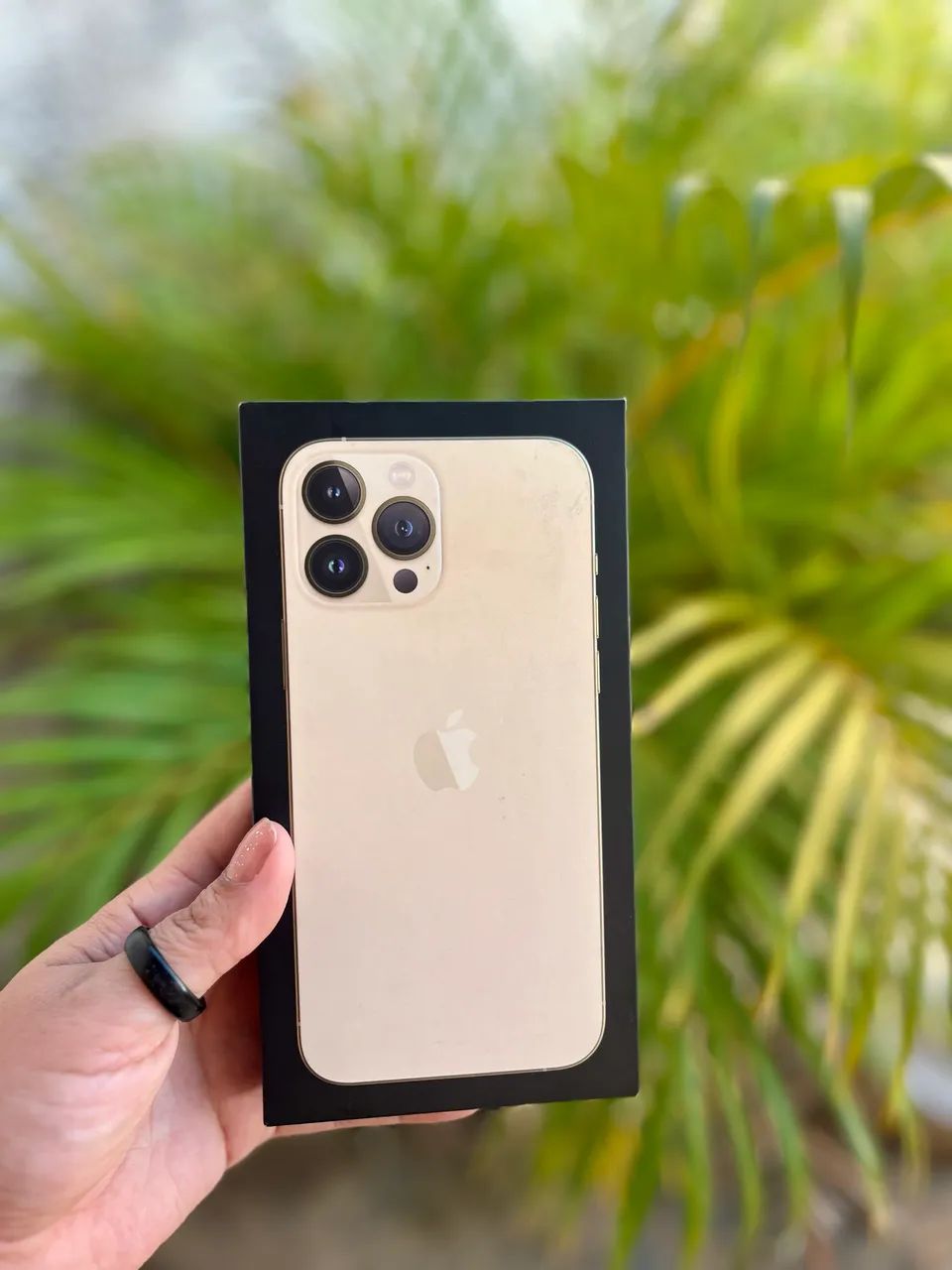 Iphone 13 Pro Max 246g golden - Foto 5