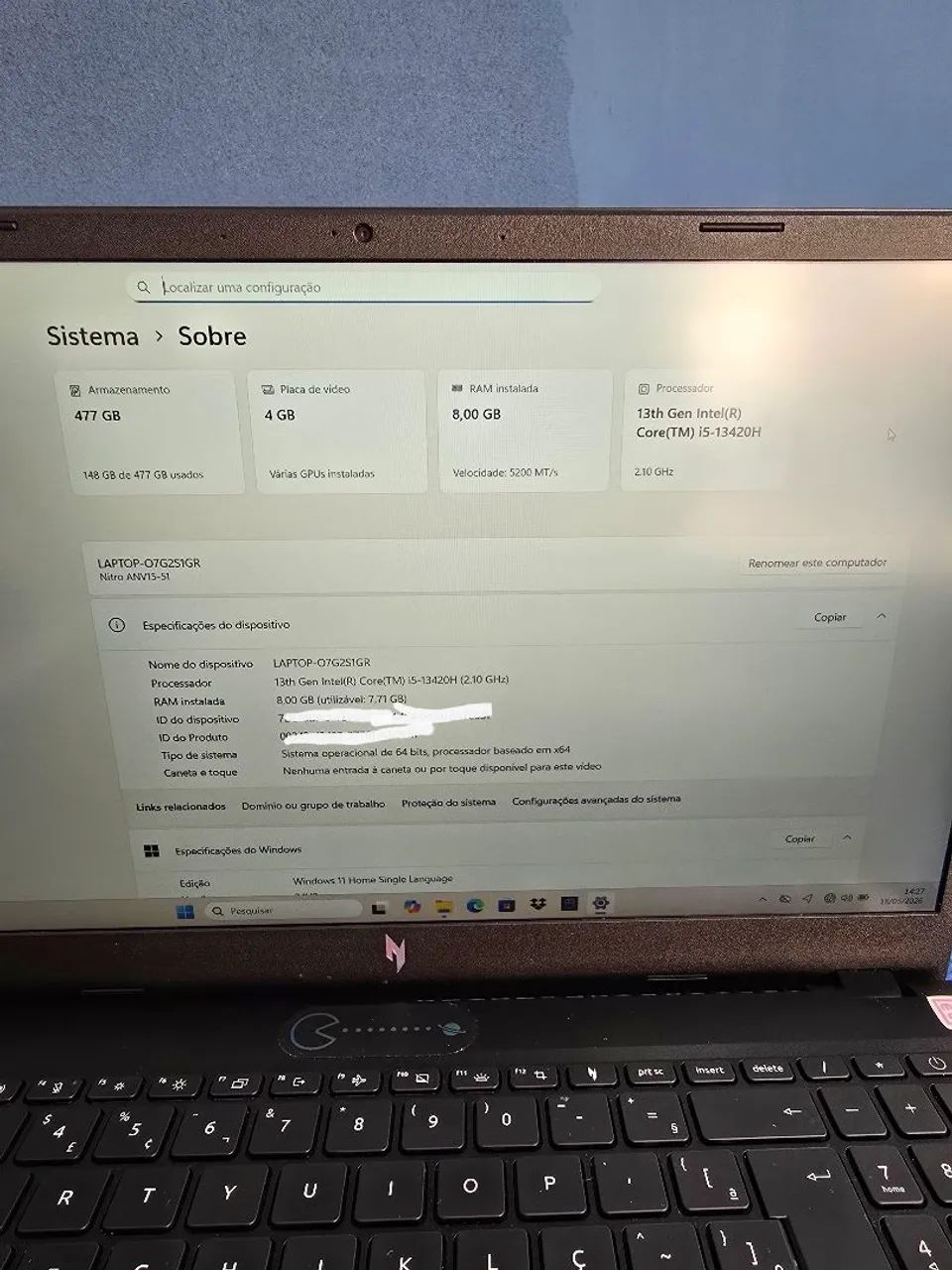Acer nitro N15 - Foto 3