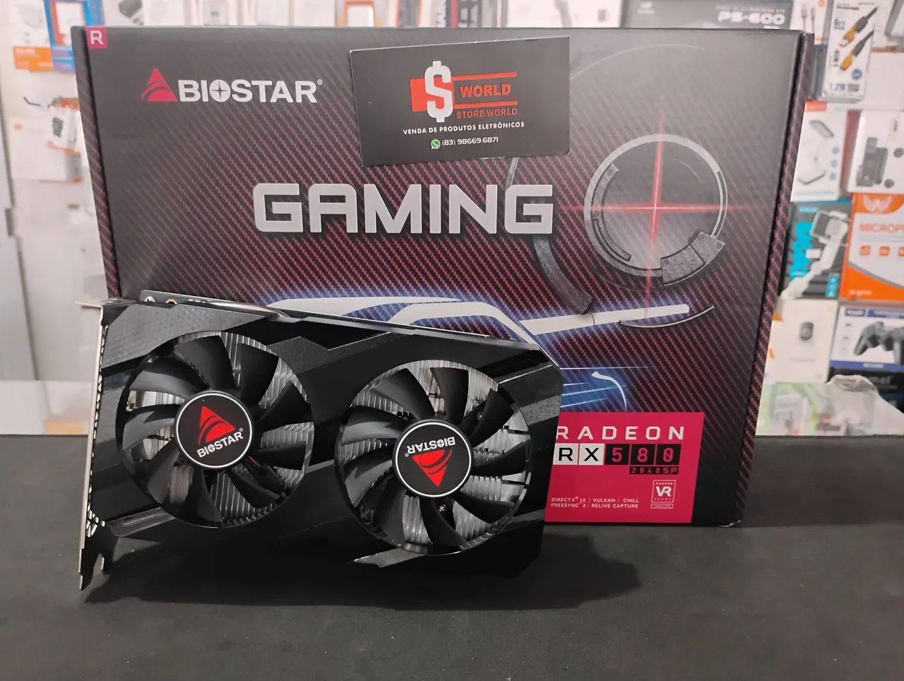 Placa de vídeo RX 580  8GB 