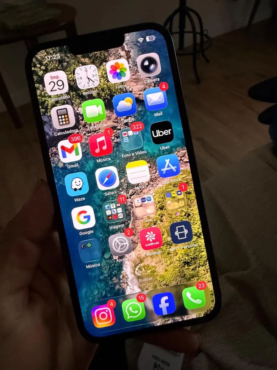 iPhone 14 256GB cor meia noite . Todo original com caixa e NF  - Foto 3