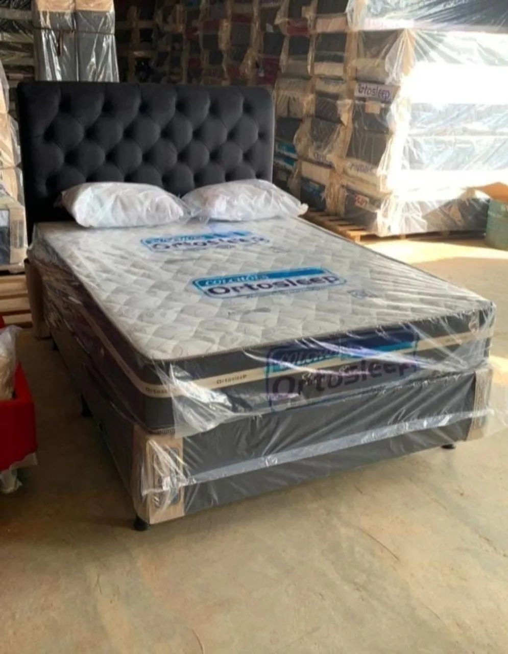 Cama colchão e cabeceira DIRETO DA FÁBRICA CONJUNTO  - Foto 5
