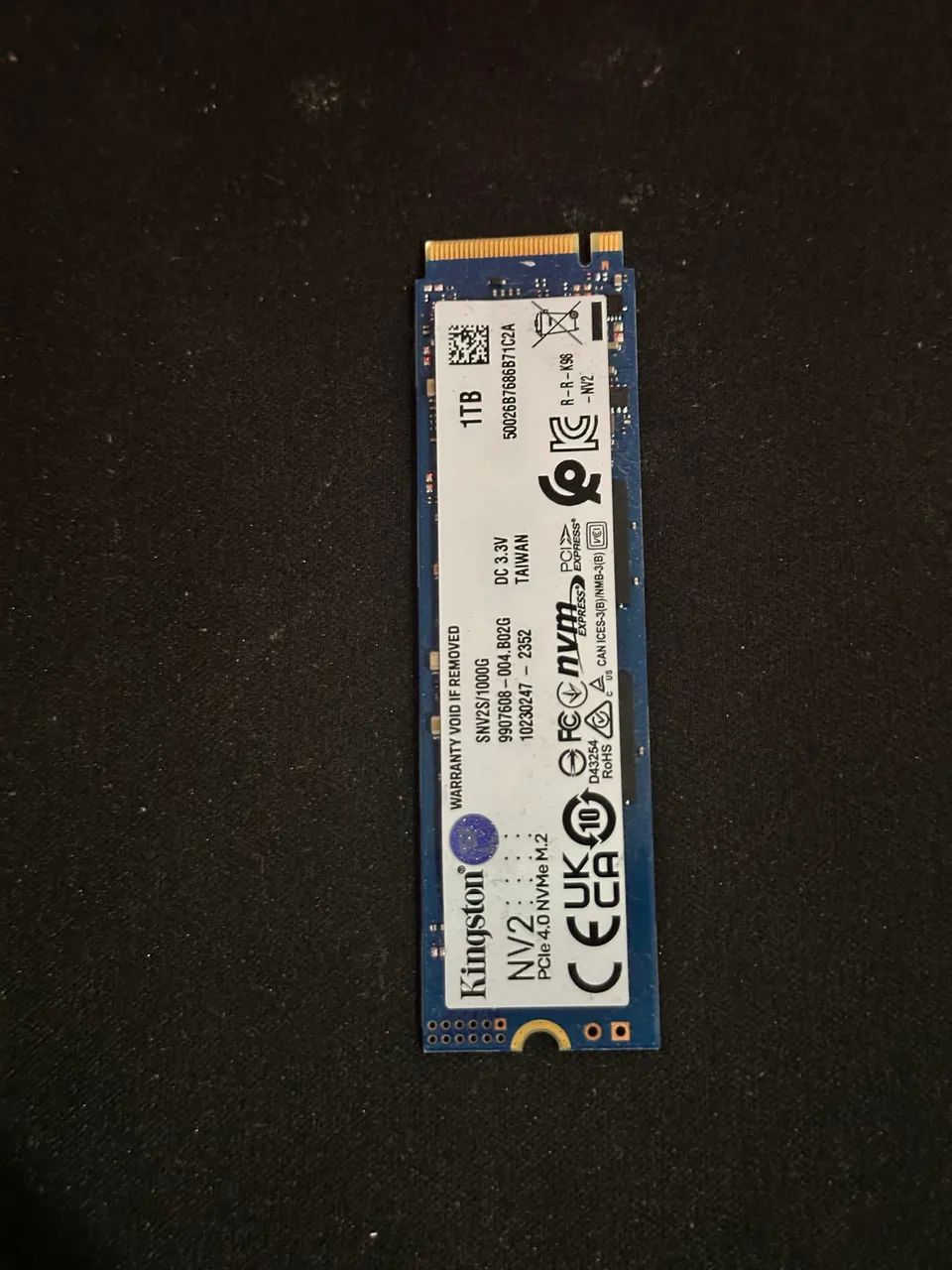SSD NVME Kingston 1TB