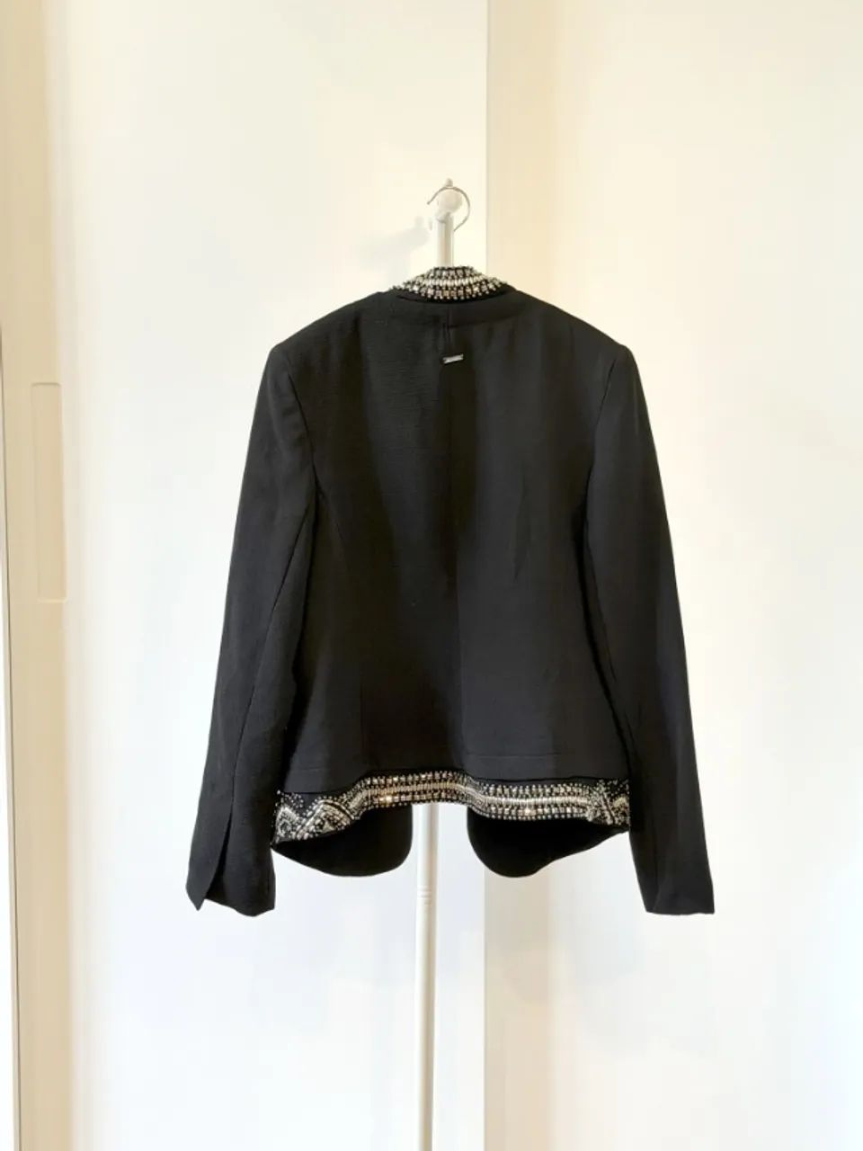 Blazer preto bordado L?Étage 38 - Foto 2