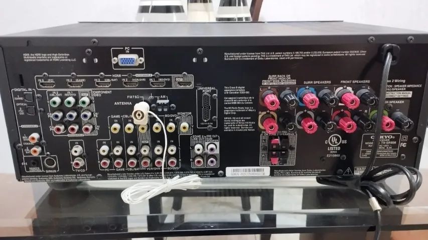 Receiver Onkyo TX-SR608 + Controle Original | Estado de Novo. 7.2