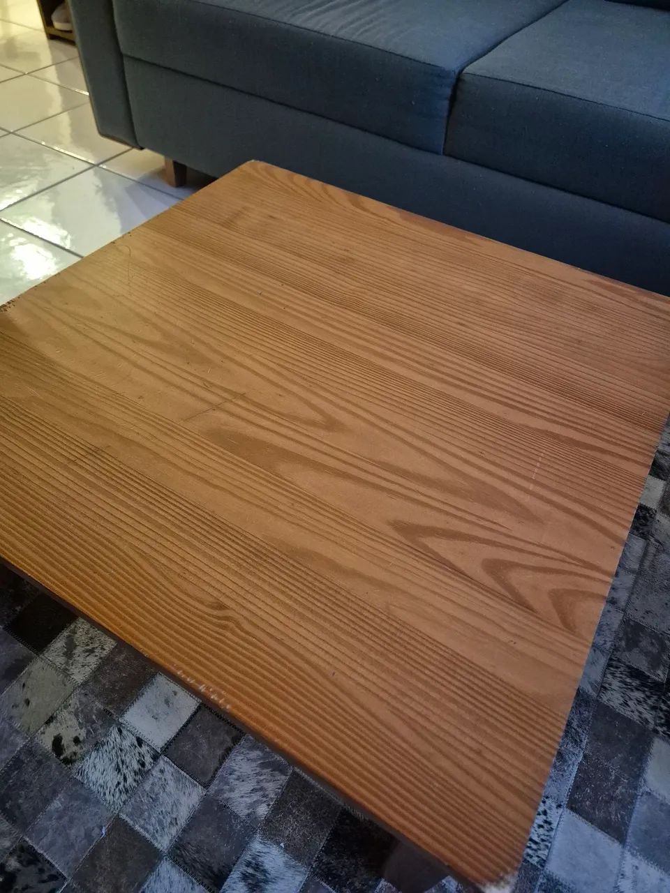 Mesa de centro Tok Stok madeira maciça  - Foto 4
