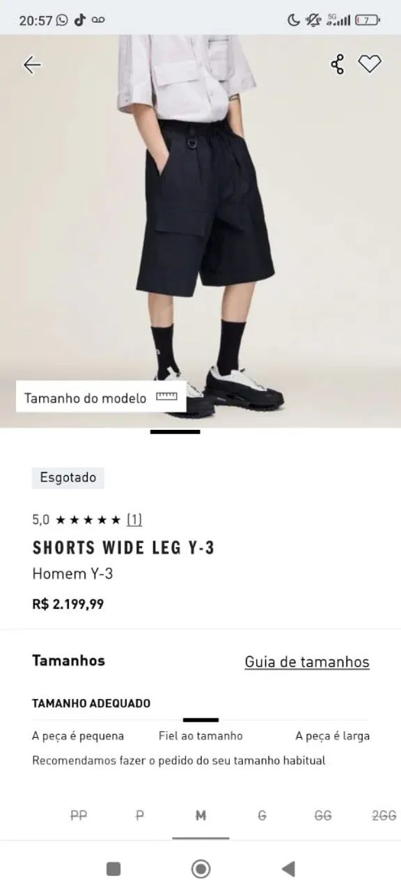 Bermuda Y-3 - Foto 4