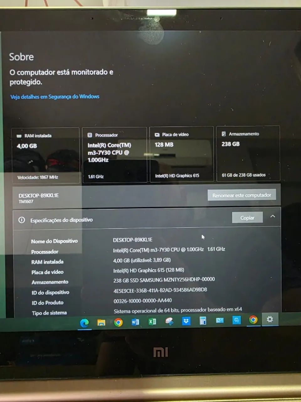 Xiaomi Mi Notebook Air 12.5" (Intel Core m3-7Y30) - Foto 4