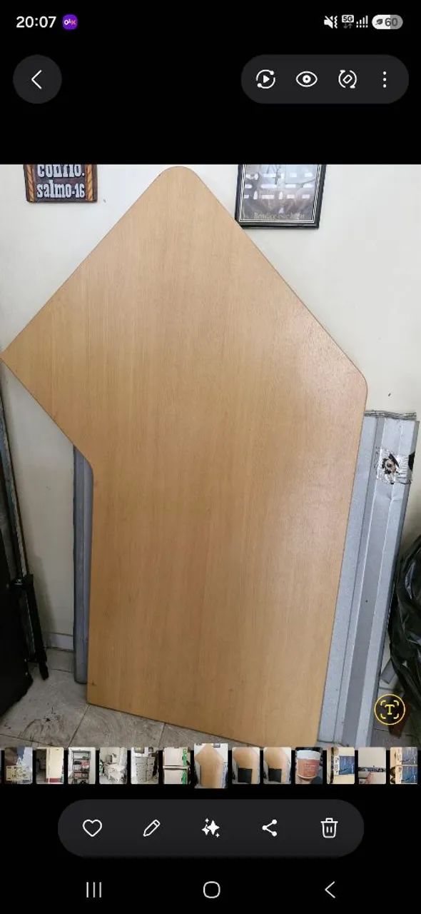 MESA DE ESCRITÓRIO com 2 gavetas  - Foto 2