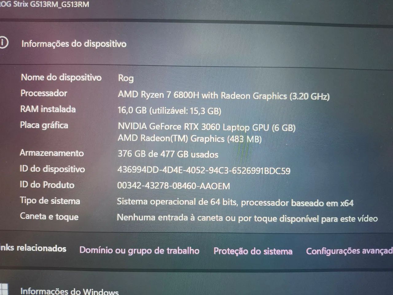 Notebook Rog Strix  - Foto 4