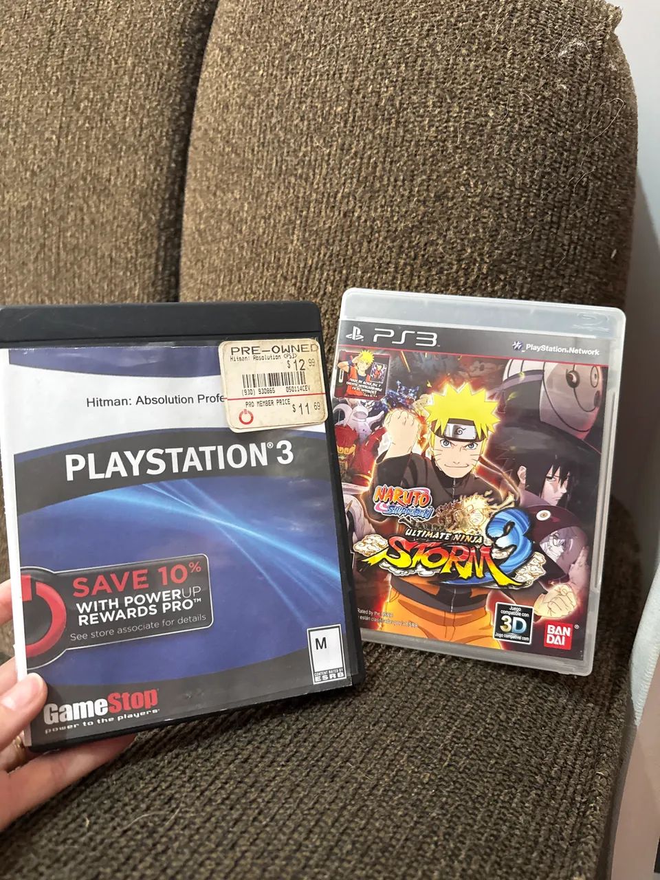 PS3 naruto ultimate ninja e hitman absolution