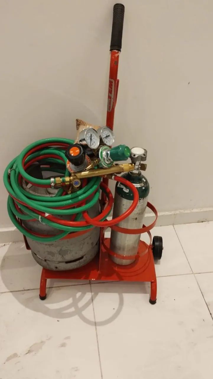 Kit maçarico completo sem uso!!  - Foto 2