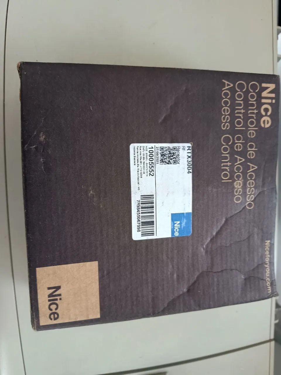 Vendo Receptor RF Nice Linear RTX 3004 P/ Controle Remoto, novo na caixa. - Foto 4
