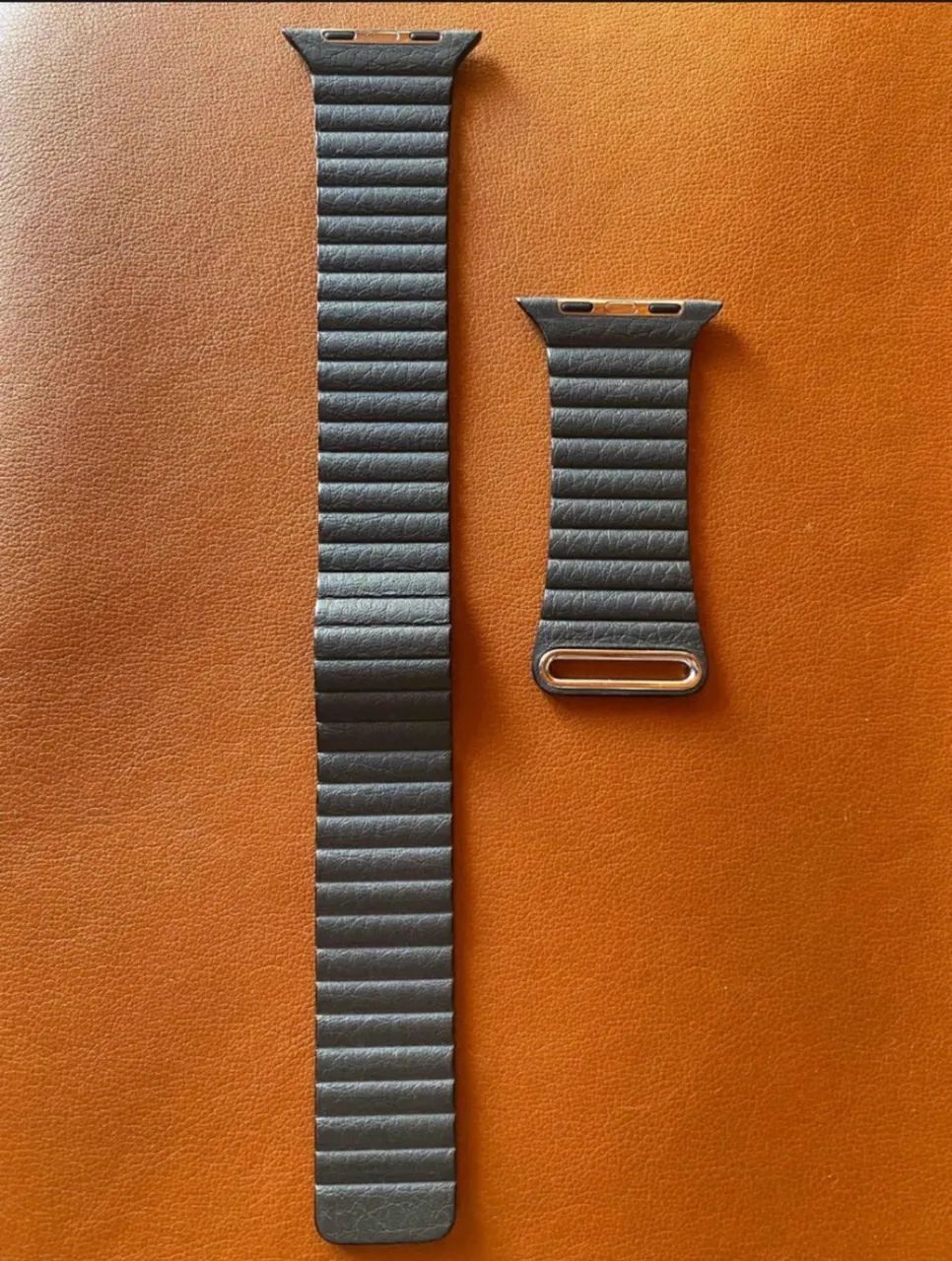 Pulseira Apple Watch Couro Loop Dark Grey - Foto 3