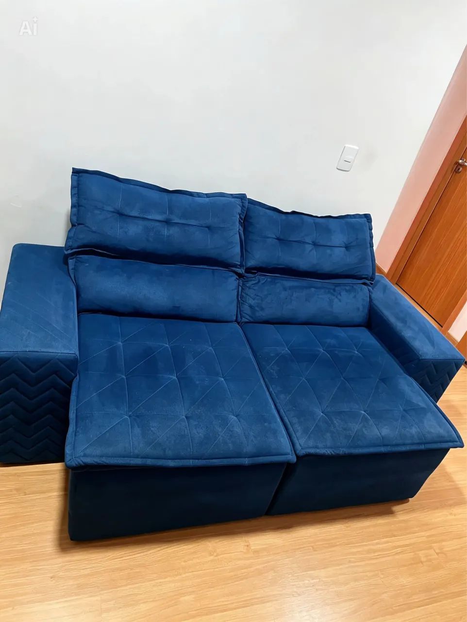 Sofá Retrátil e Reclinável 3 lugares - Foto 4