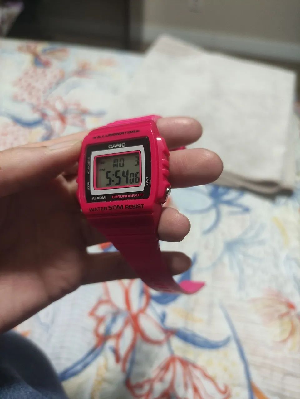 Relógio Casio Illuminator Rosa - Foto 2