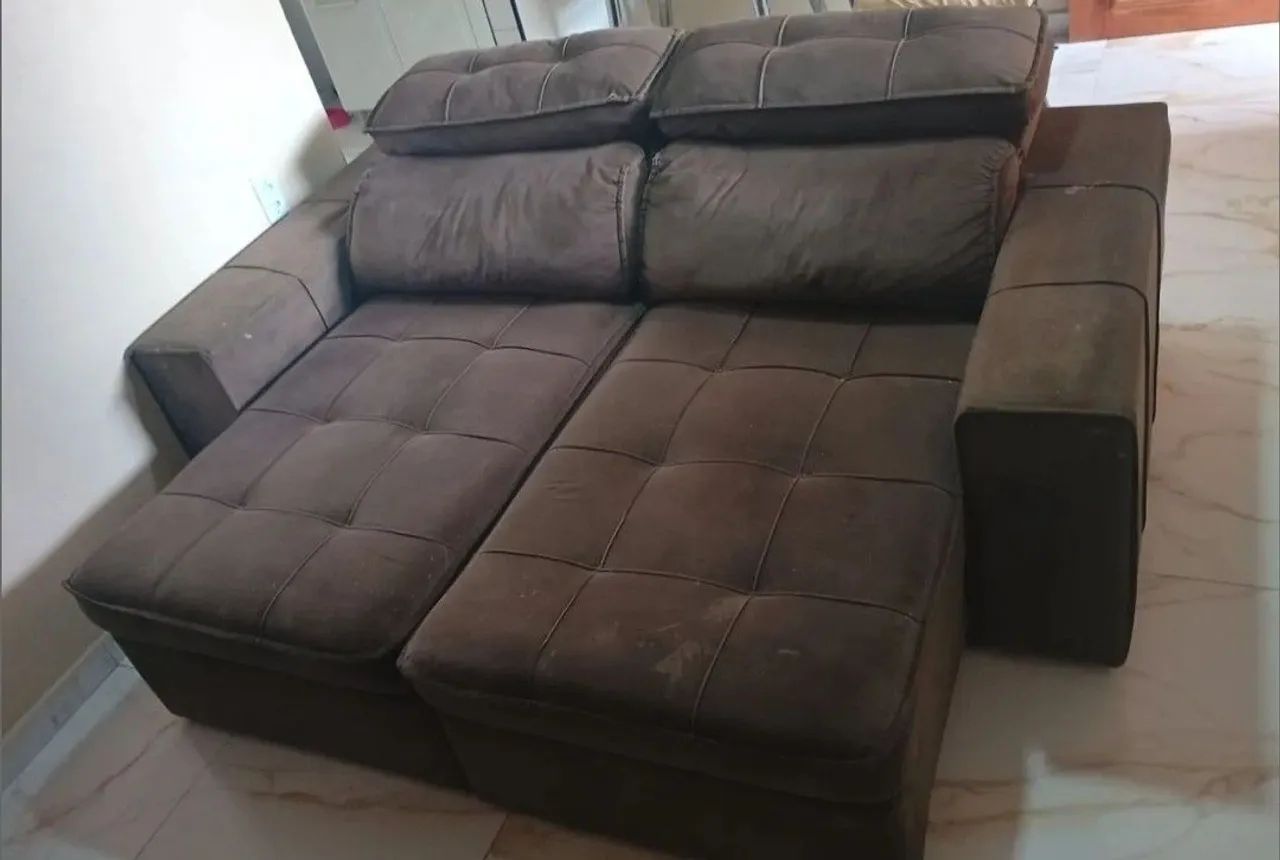 Sofá retrátil, pra vender hoje!! - Foto 4