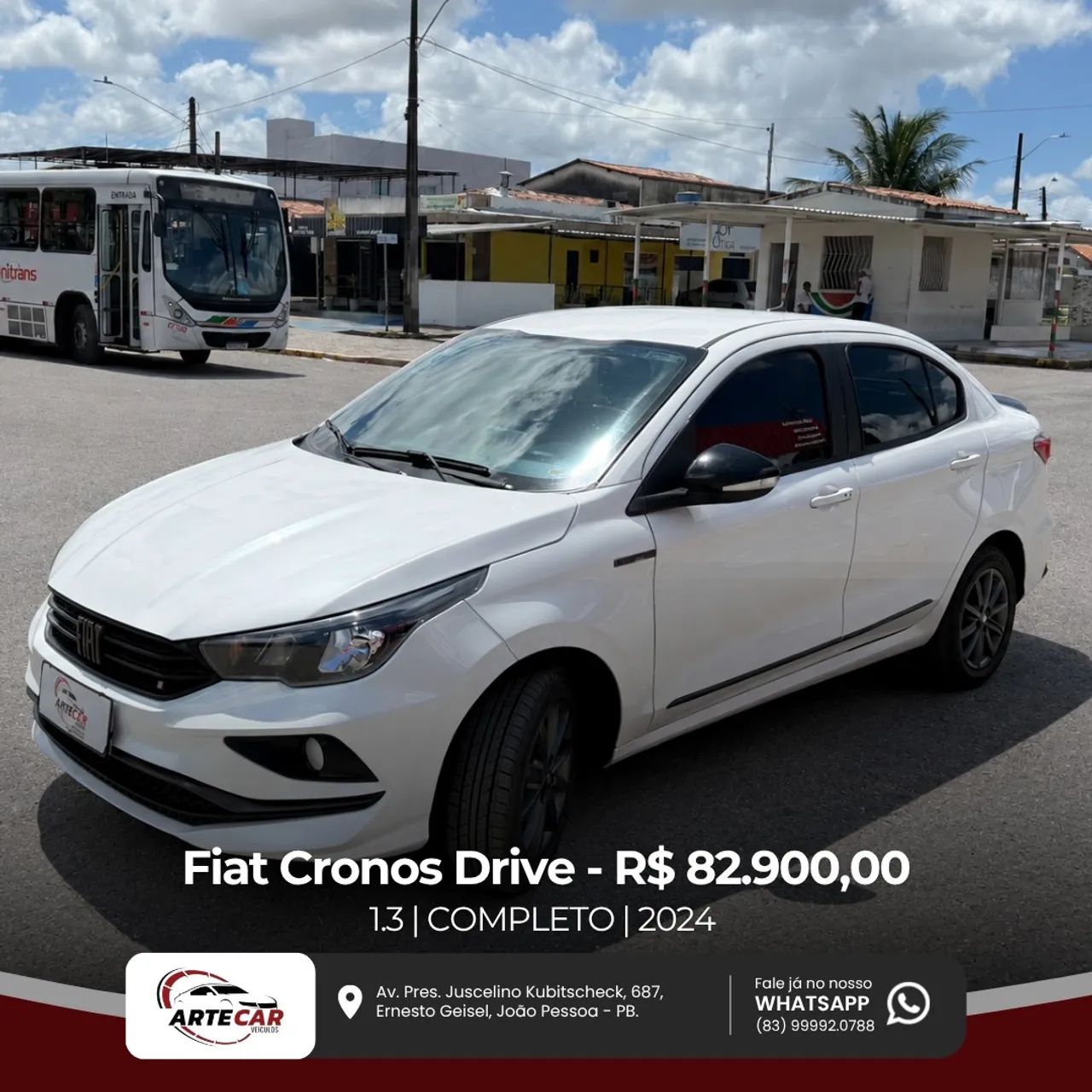 Fiat Cronos Drive 1.3 8V Flex 2024 - Foto 2