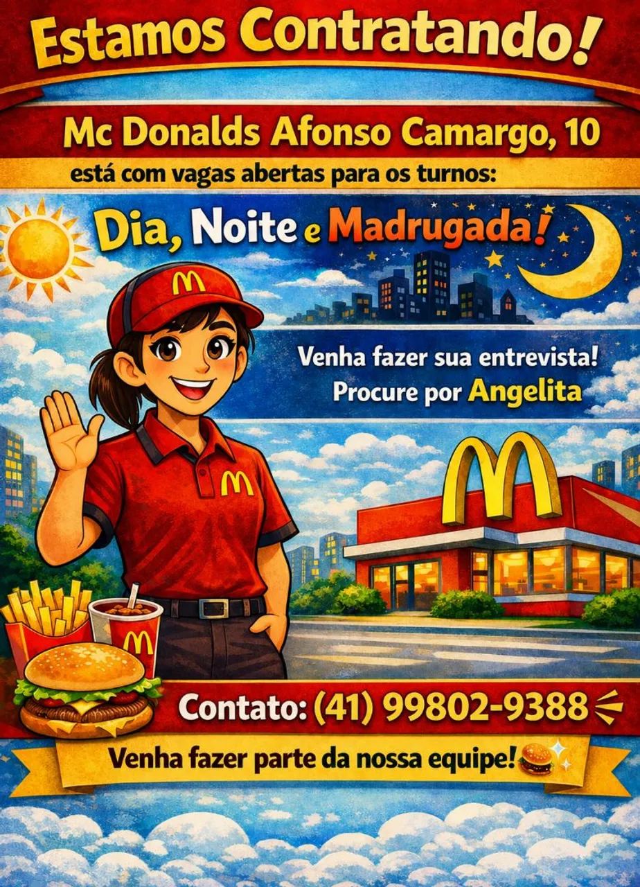 Atendente de restaurante 
