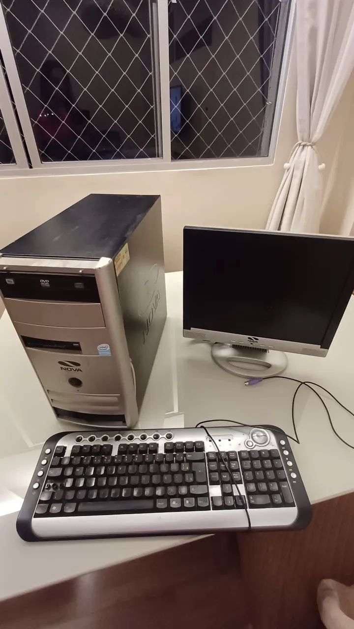 Computador completo com CPU, monitor e teclado  - Foto 5