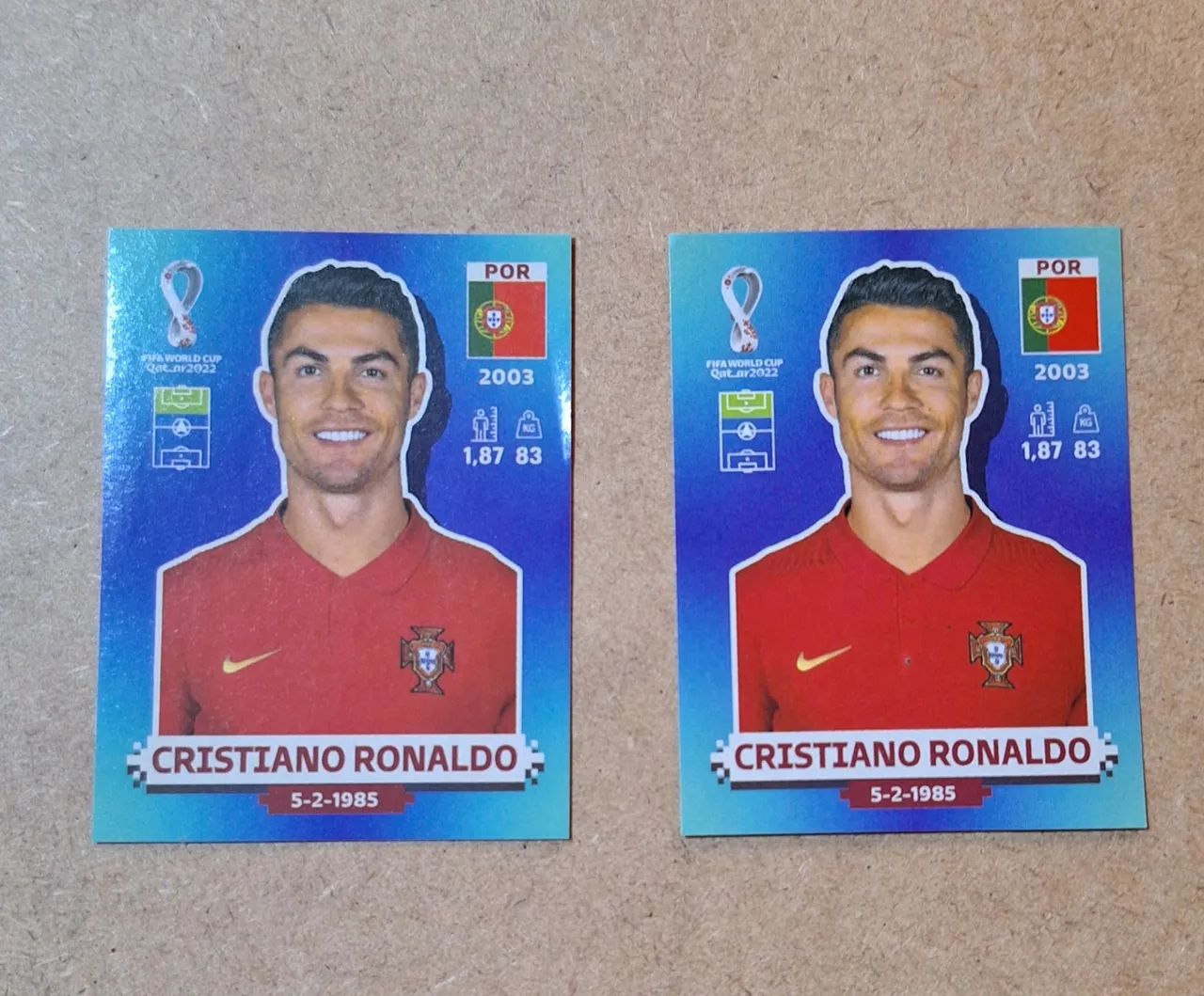 Figurinha Cristino Ronaldo Copa 2022