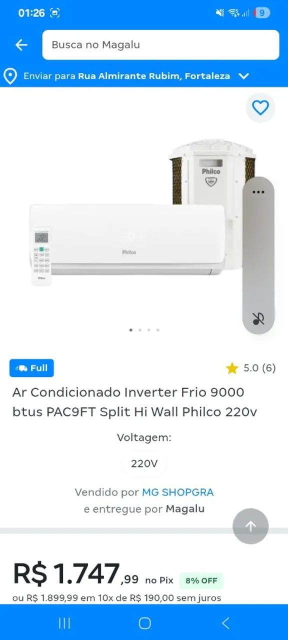 VENDO AR CONDICIONADO NOVO  - Foto 4