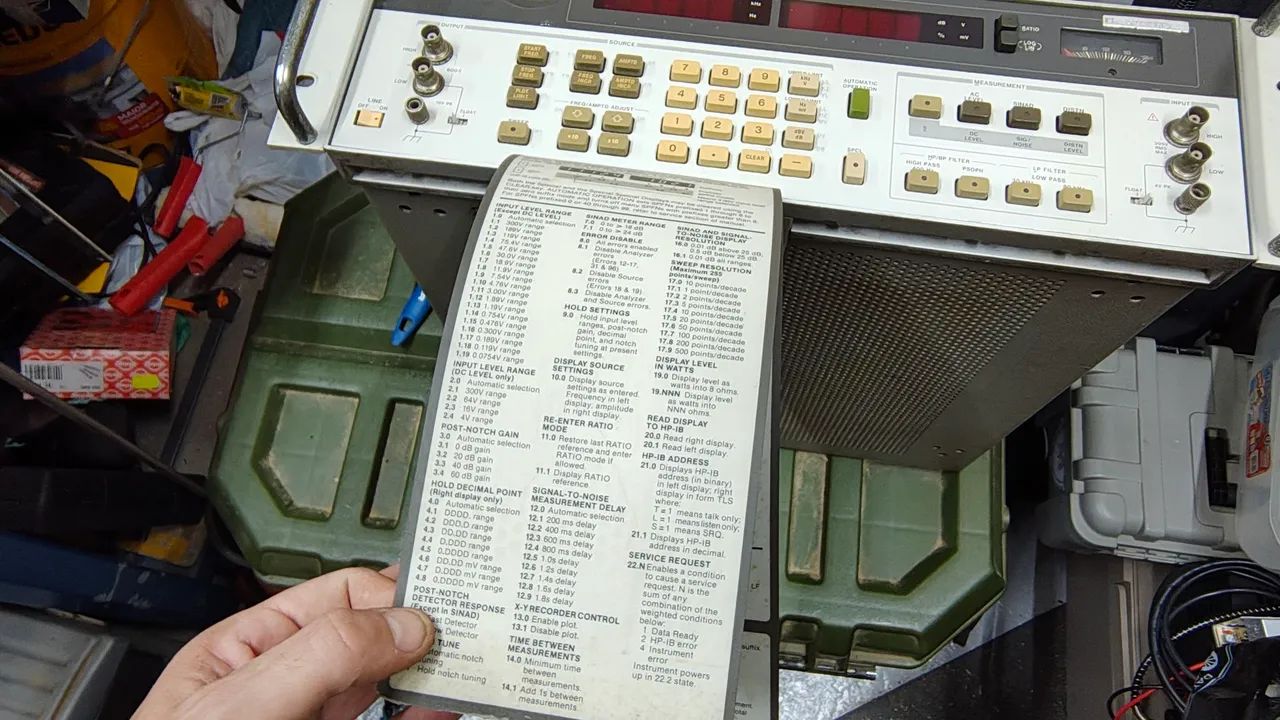 Audio Analyzer HP 8903A - Foto 5