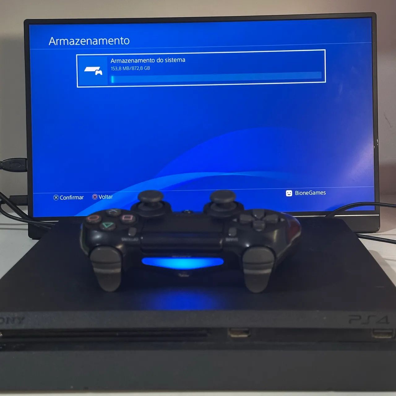 PS4 Slim 1Tb Usado  - Foto 4