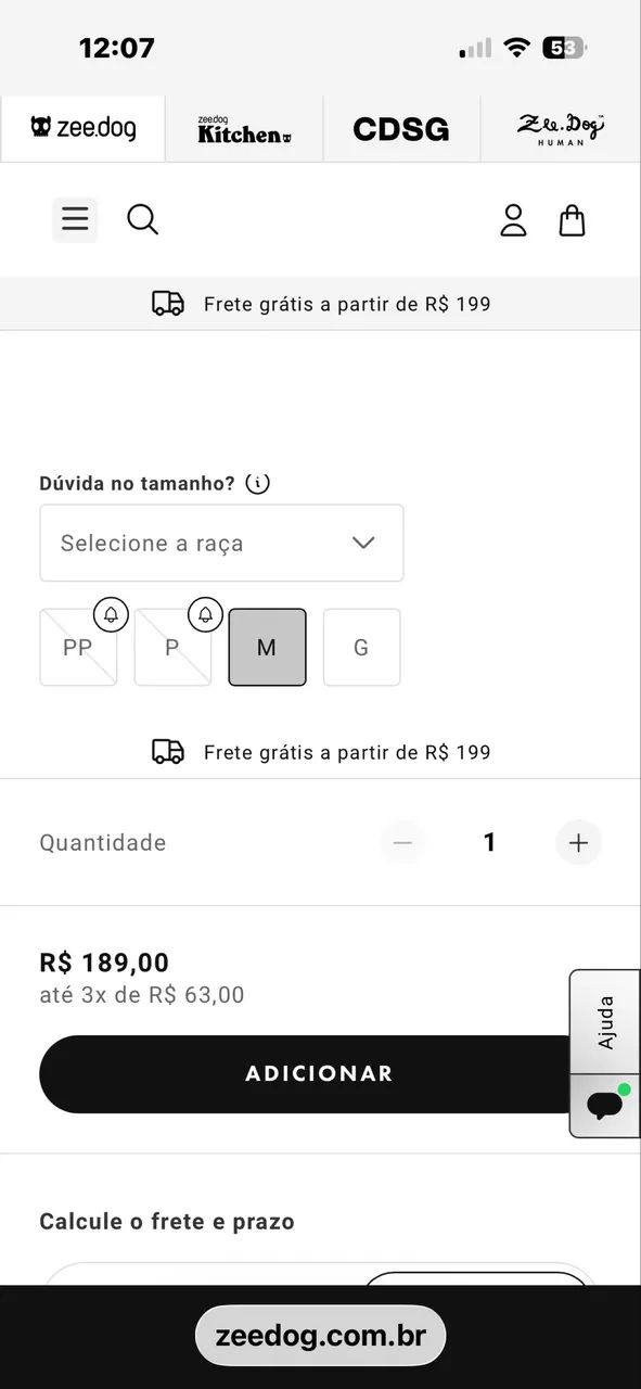 Peitoral Novo Zee Dog FARM - Foto 5