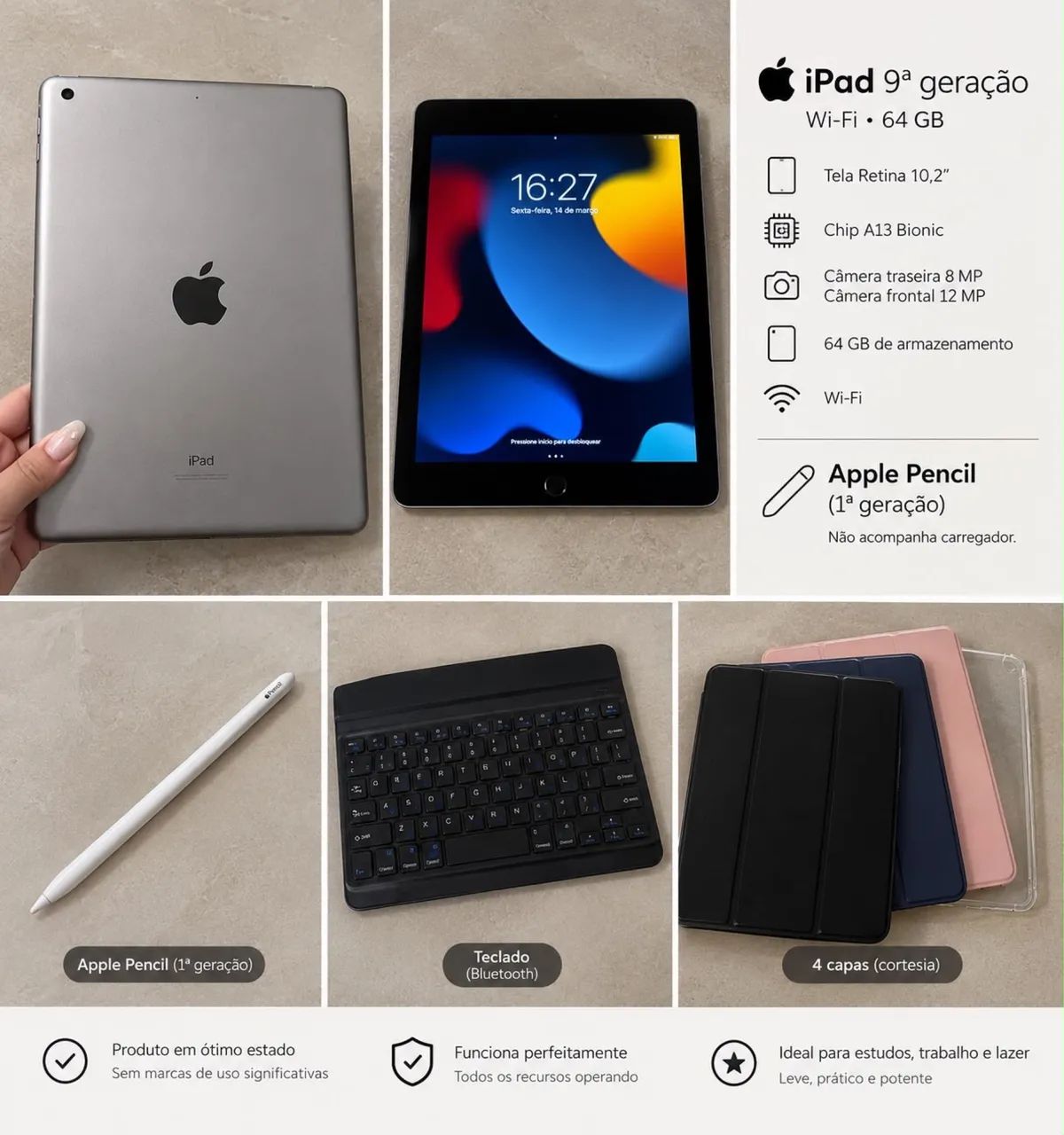 iPad 9ª Geração 64GB Wi-Fi A2602