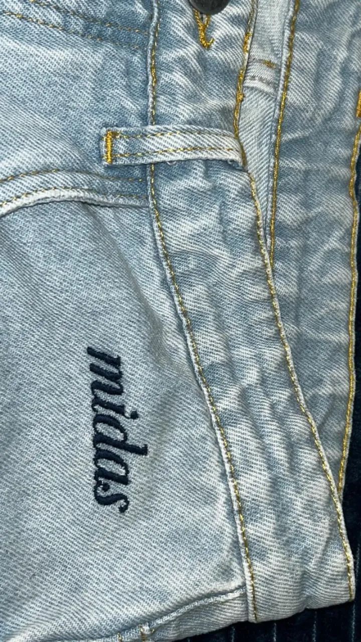 Calça Jeans Midas Touch 42  Modelagem Reta - Foto 4