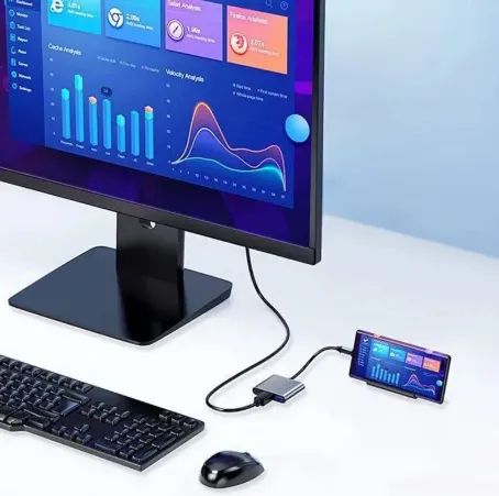Hub USB-C 3 em 1 - HDMI 4K, USB 3.0 e PD - Foto 2